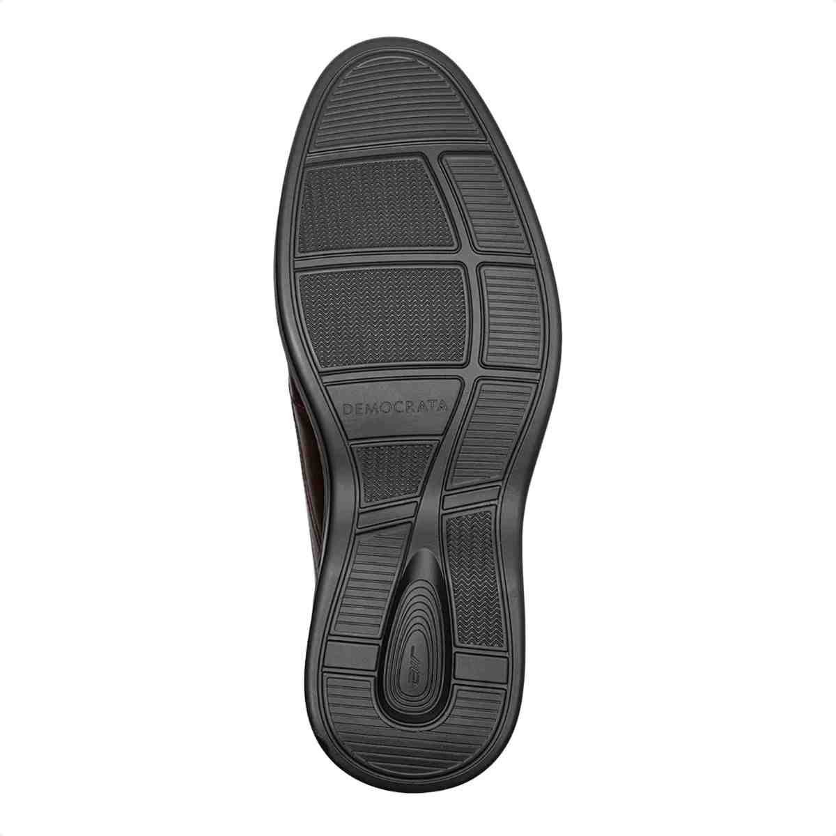 Sapato Esporte Fino Masculino Democrata Air Magnum Mogno Marrom 5