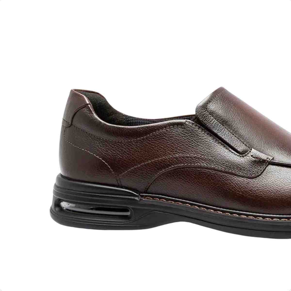 Sapato Esporte Fino Masculino Democrata Air Magnum Mogno Marrom 7