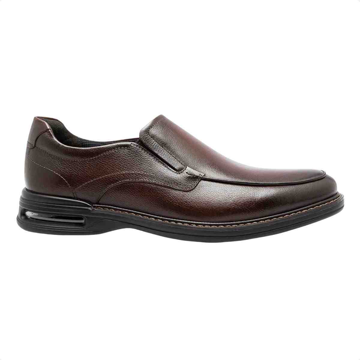 Sapato Esporte Fino Masculino Democrata Air Magnum Mogno