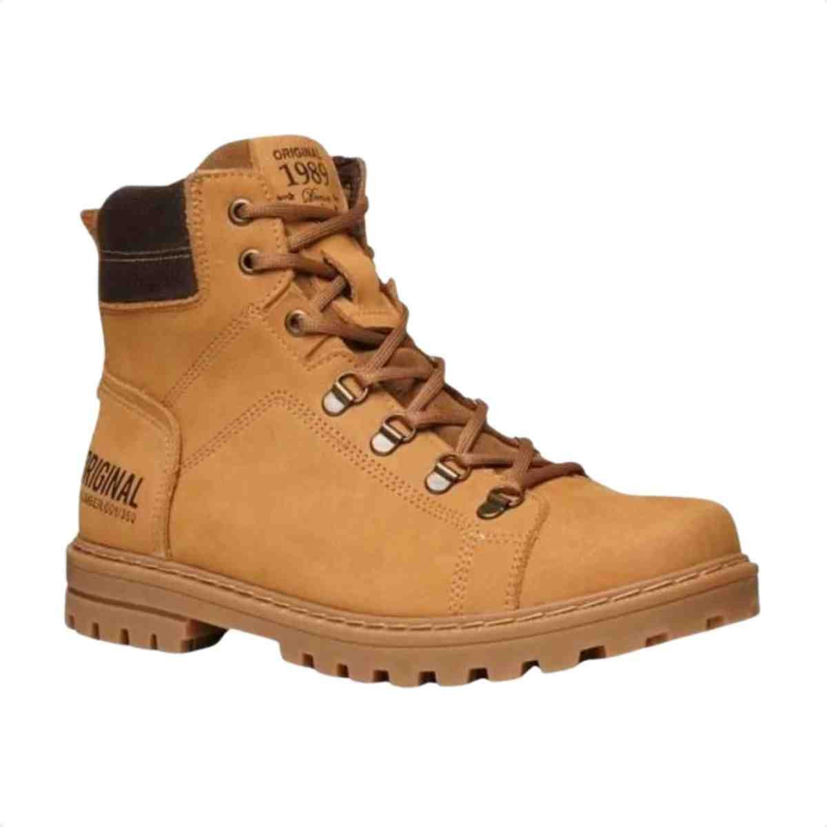 Bota Coturno Masculino Pegada Worker Havana Marrom 2