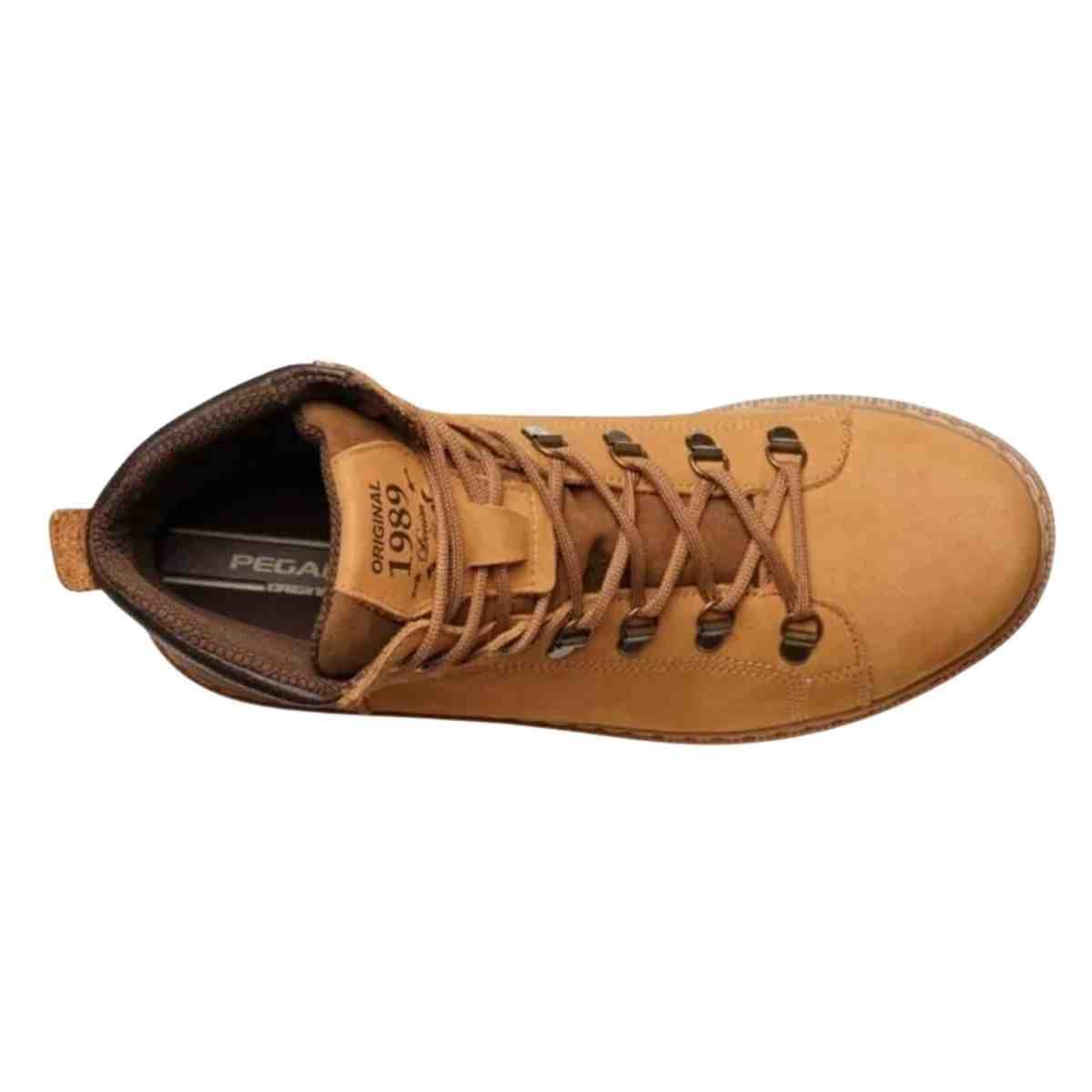 Bota Coturno Masculino Pegada Worker Havana Marrom 4