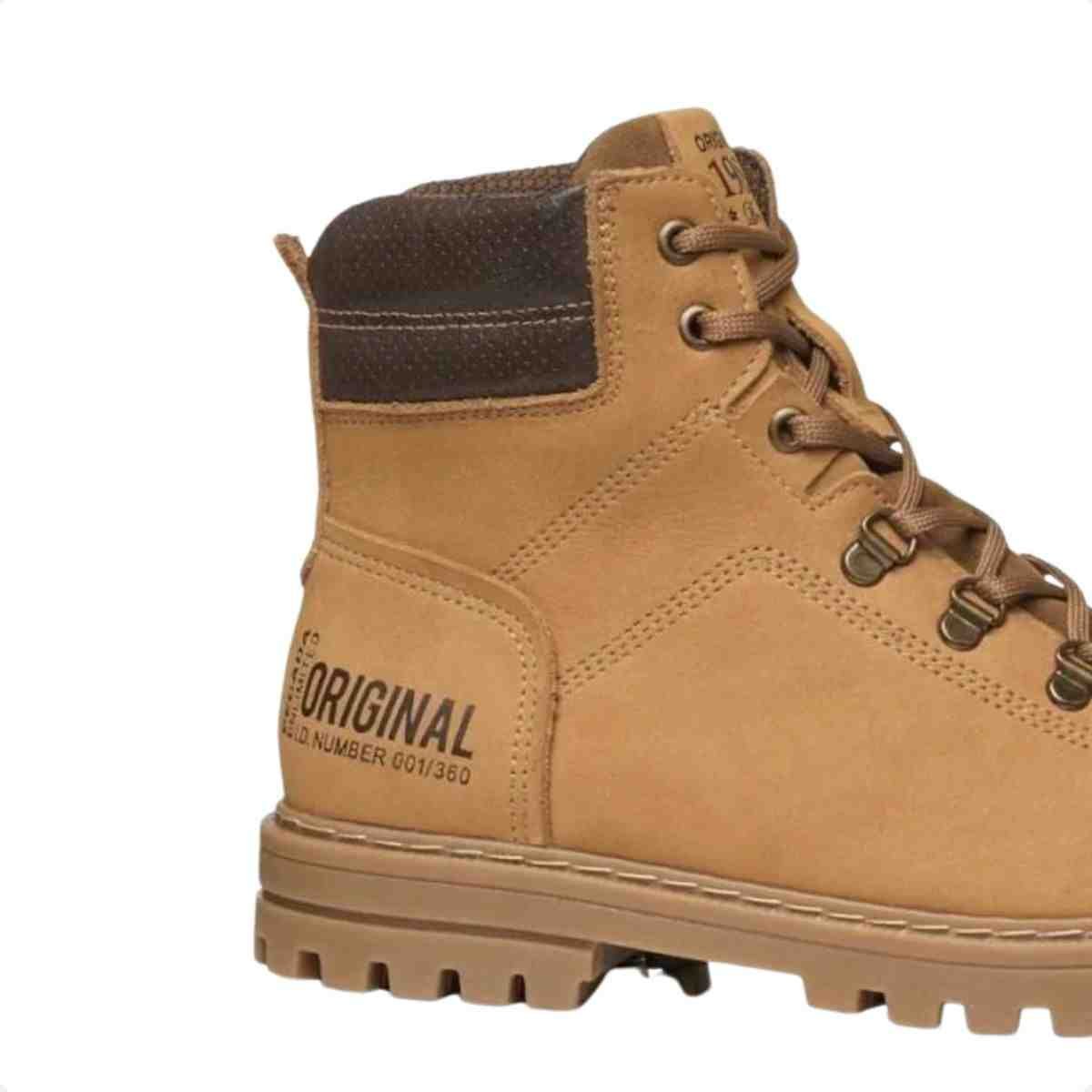 Bota Coturno Masculino Pegada Worker Havana Marrom 6