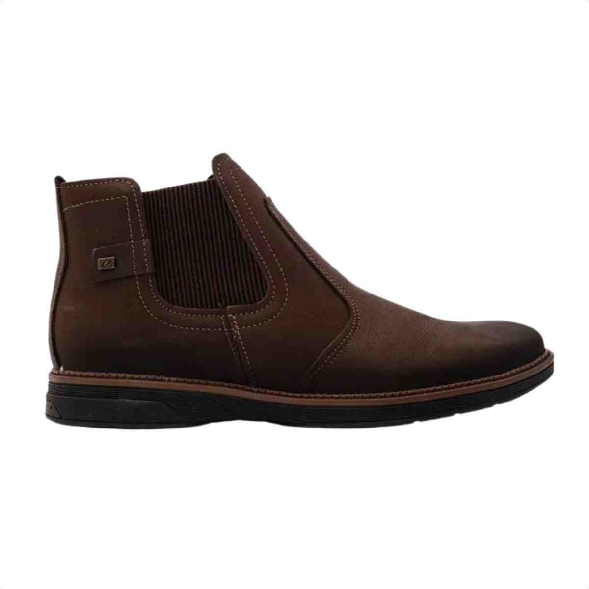 Bota Coturno Masculino Pegada Chelsea Chocolate