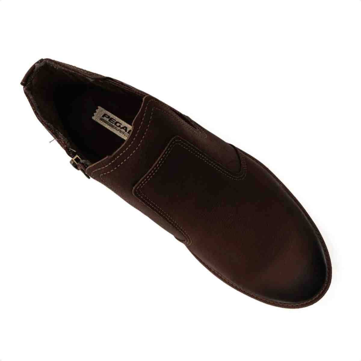 Bota Coturno Masculino Pegada Chelsea Chocolate Marrom 2