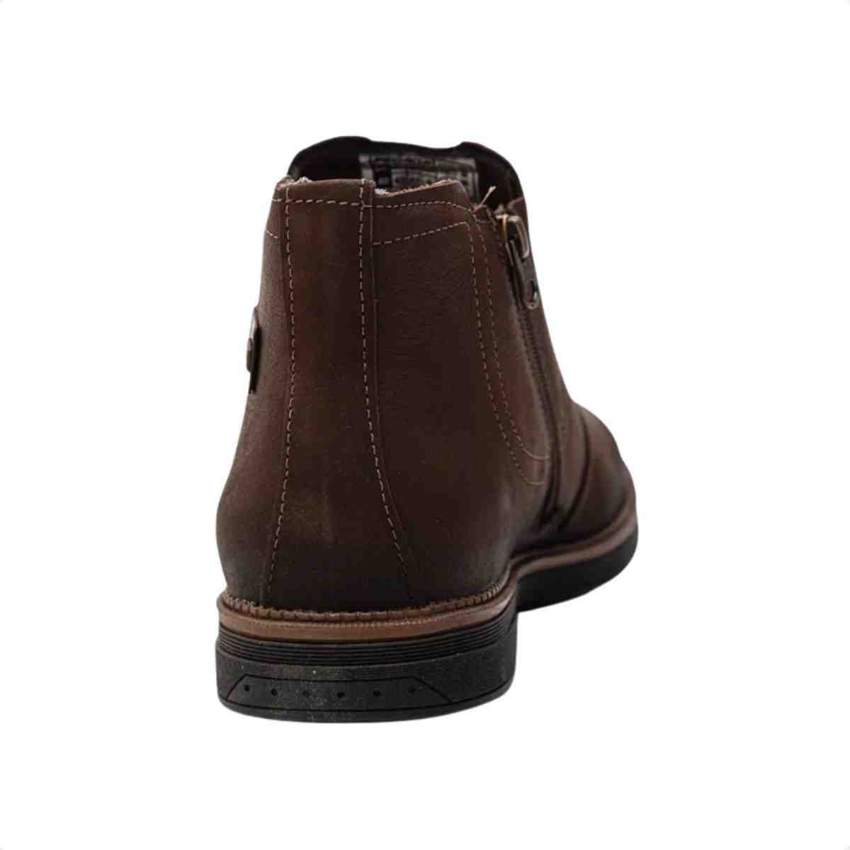 Bota Coturno Masculino Pegada Chelsea Chocolate Marrom 3