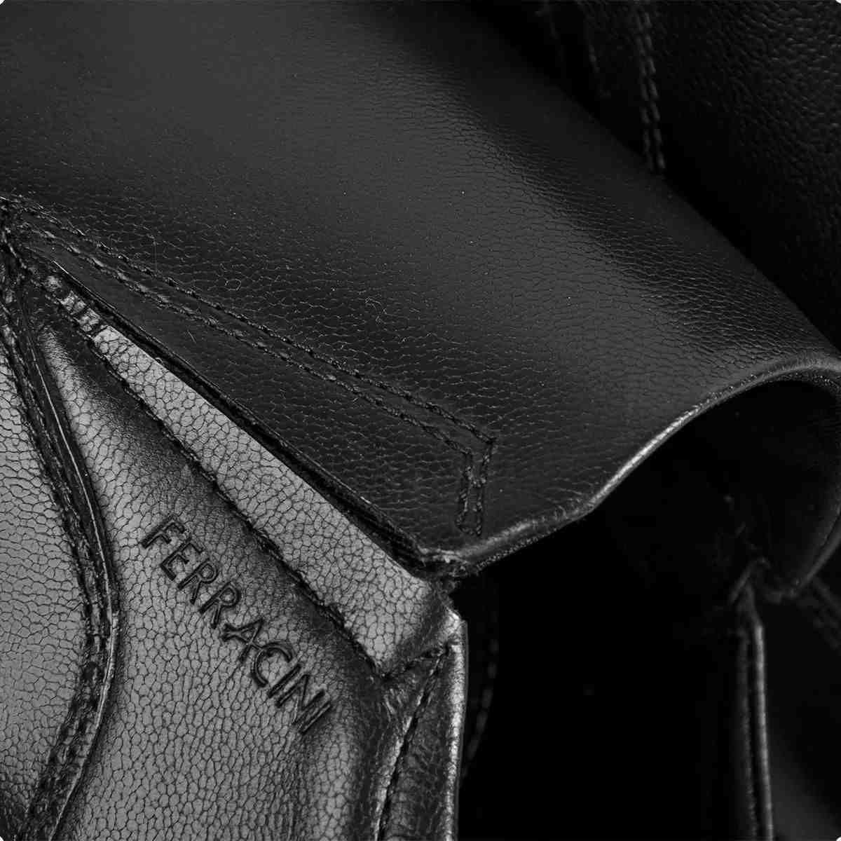 Sapato Social Masculino Ferracini London Preto Preto 3