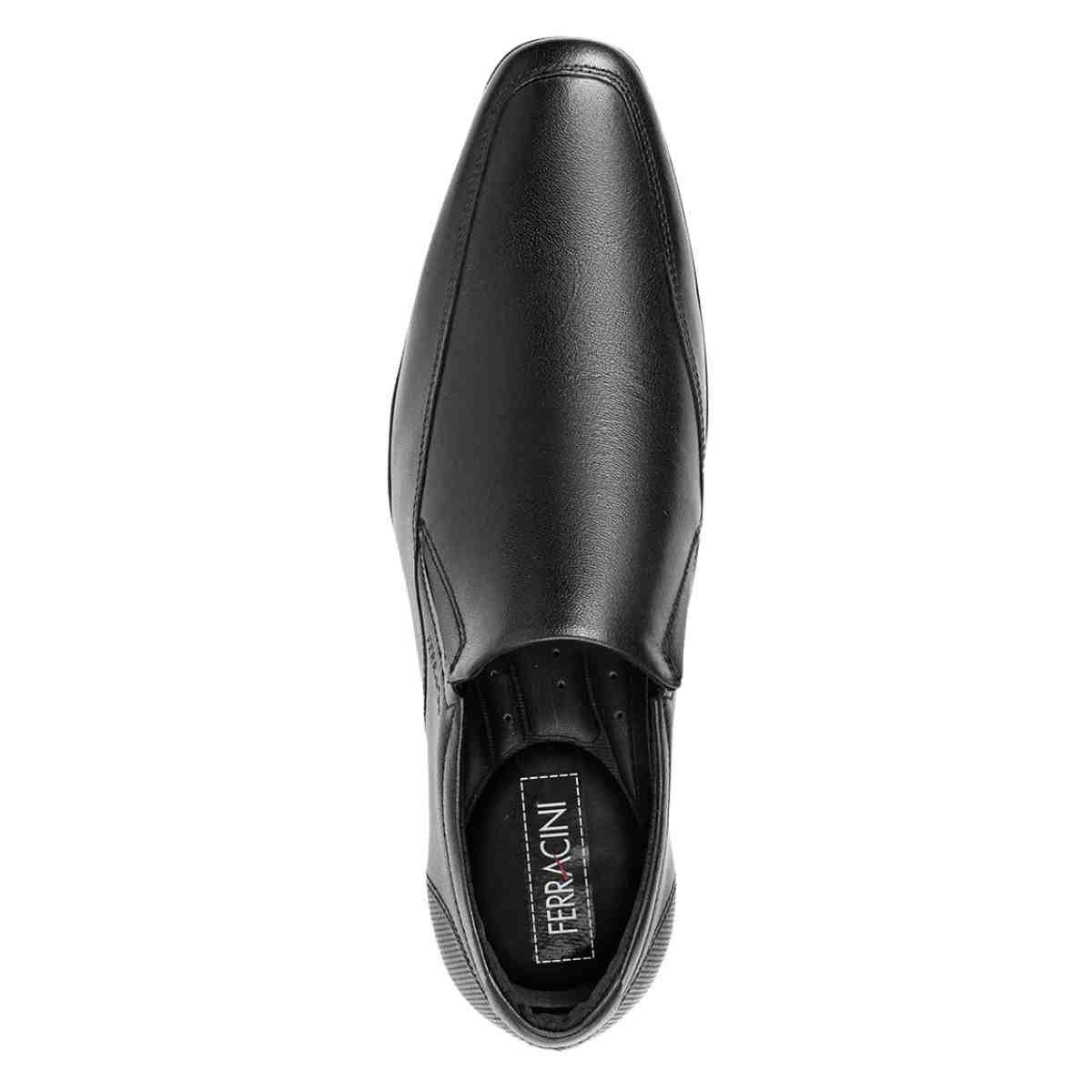 Sapato Social Masculino Ferracini London Preto Preto 4