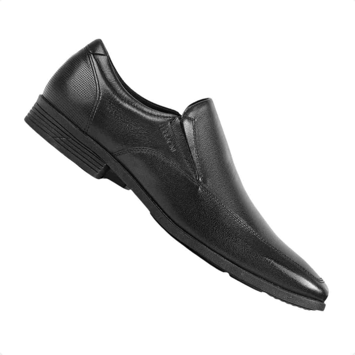 Sapato Social Masculino Ferracini London Preto Preto 6