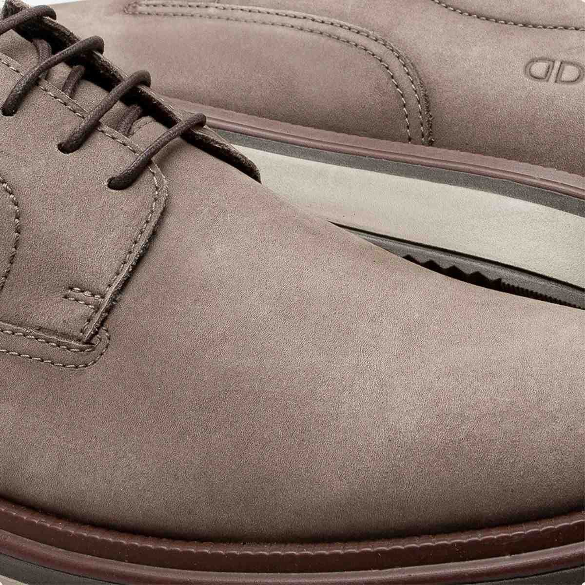 Sapato Esporte Fino Masculino Democrata Durant Rato Bege 3