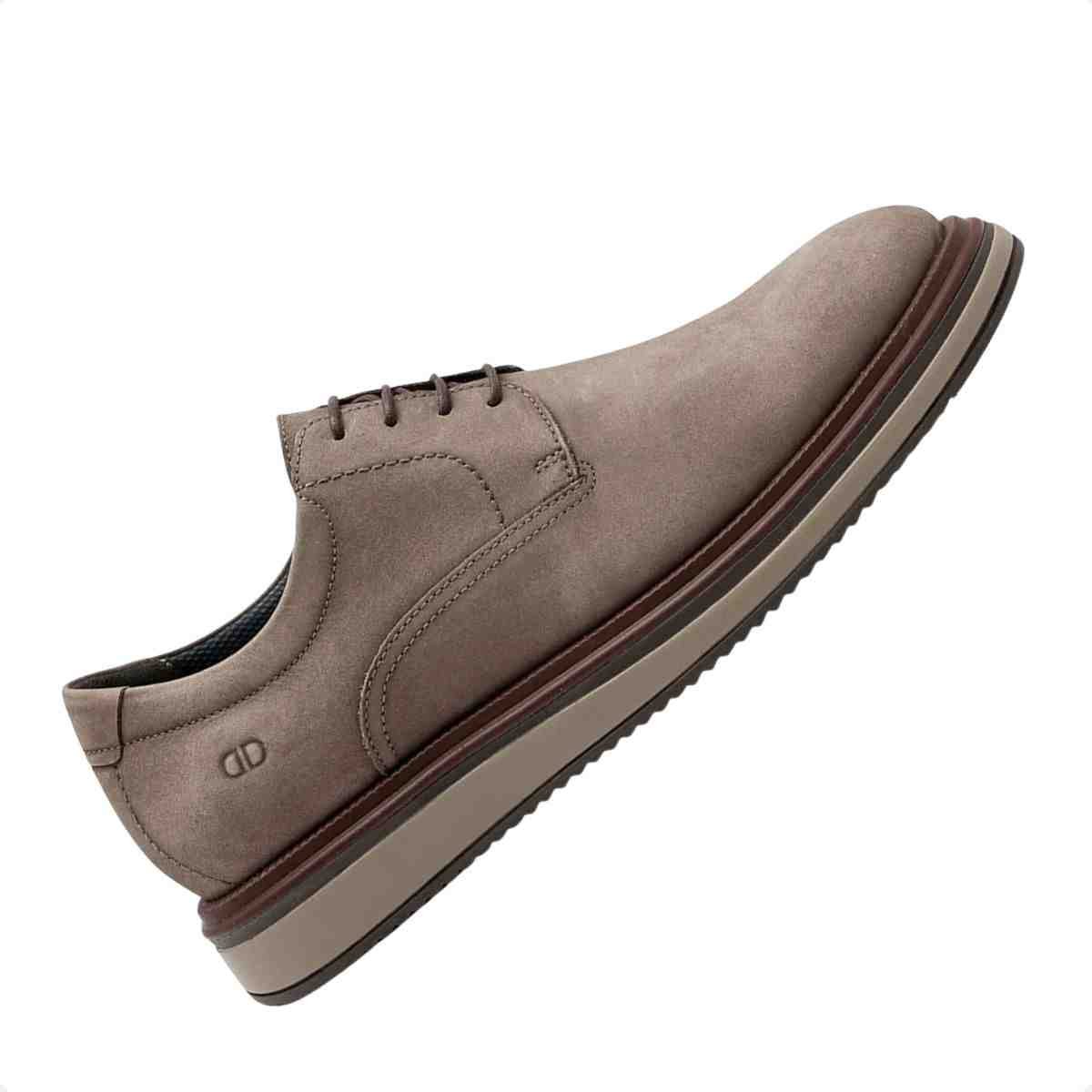 Sapato Esporte Fino Masculino Democrata Durant Rato Bege 7