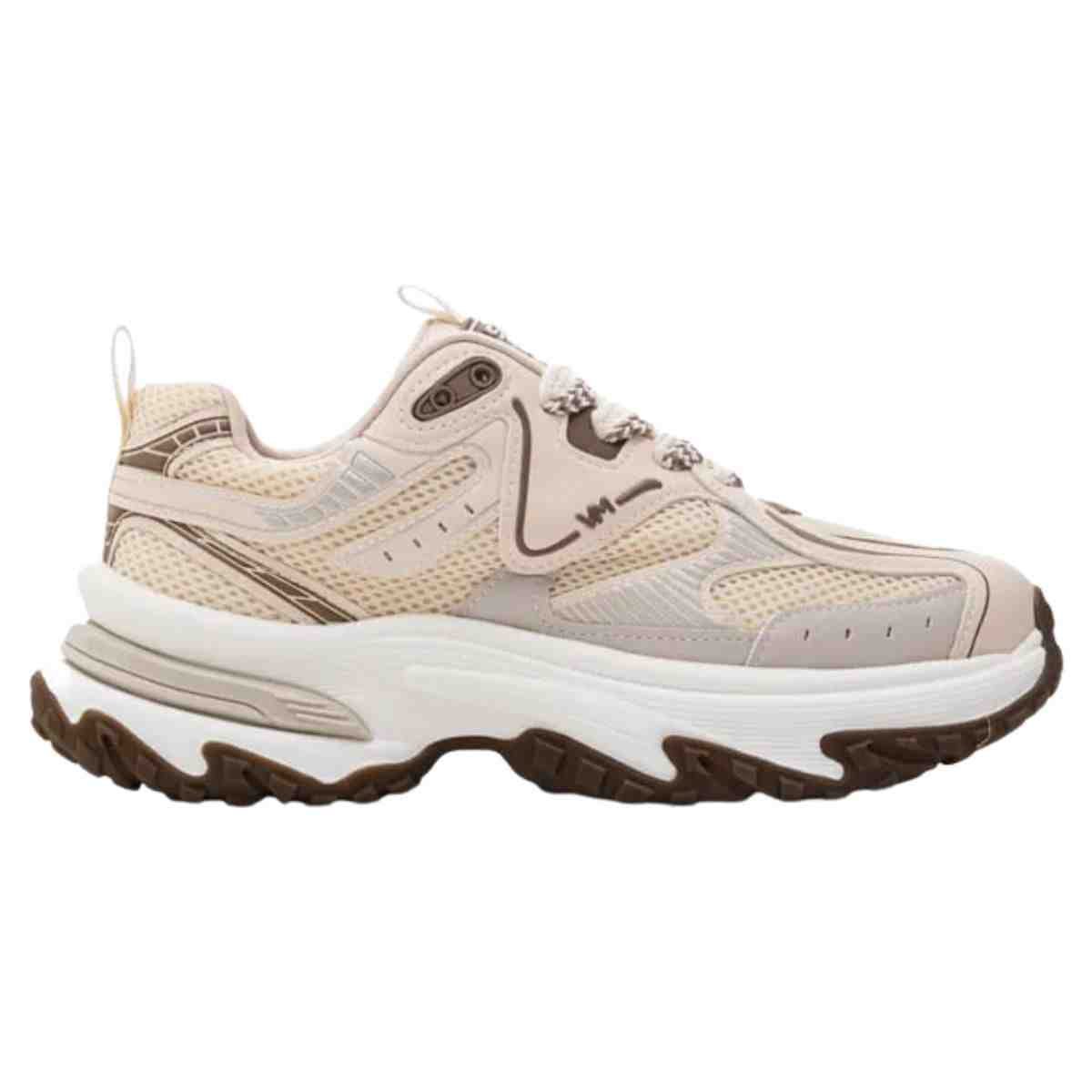 Tênis Dad Sneaker Feminino Via Marte Marfim Taupe