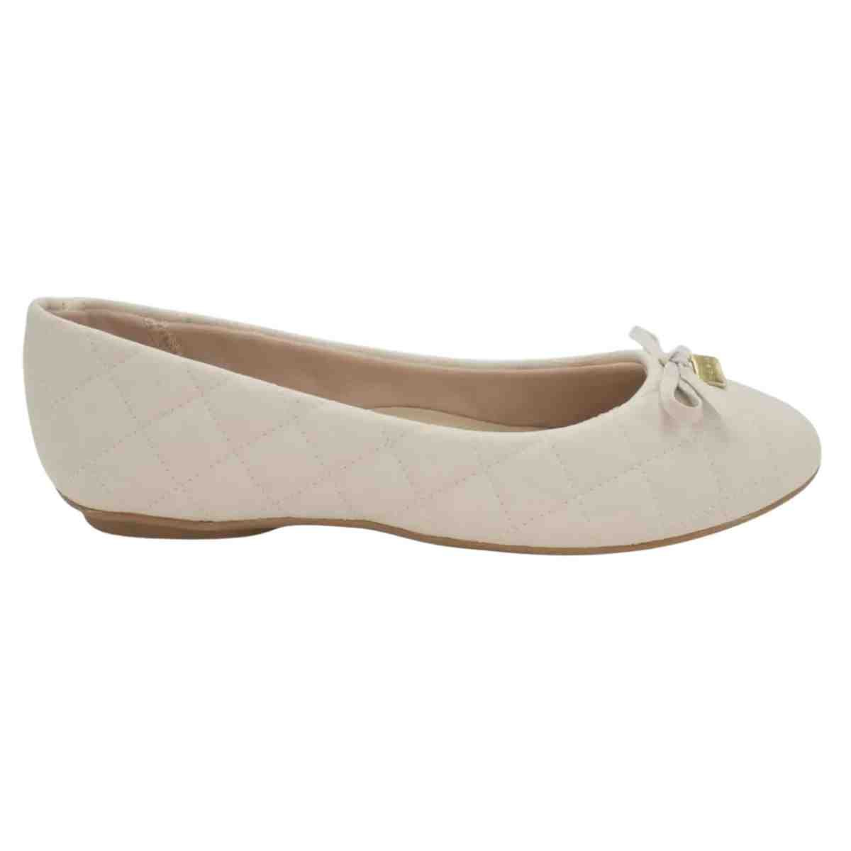Sapatilha Feminina Moleca Branco Off