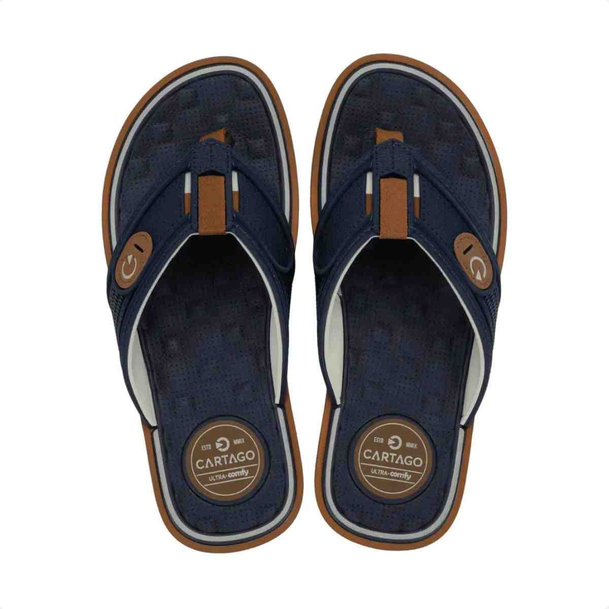 Chinelo Dedo Masculinocartago Lyon Iv Azul Azul Marinho 3