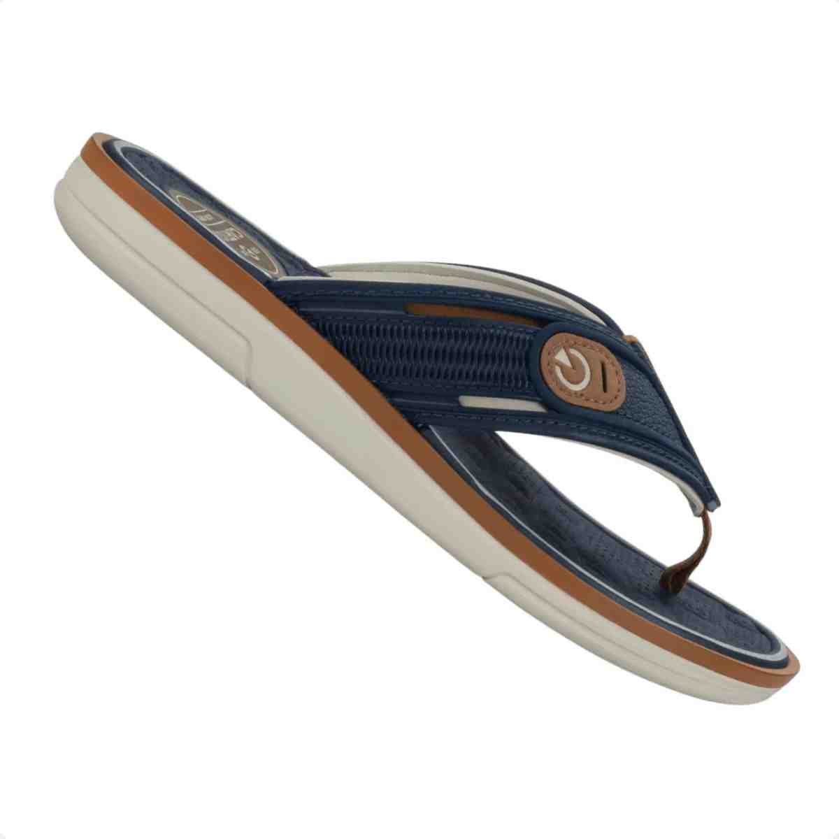 Chinelo Dedo Masculinocartago Lyon Iv Azul Azul Marinho 7