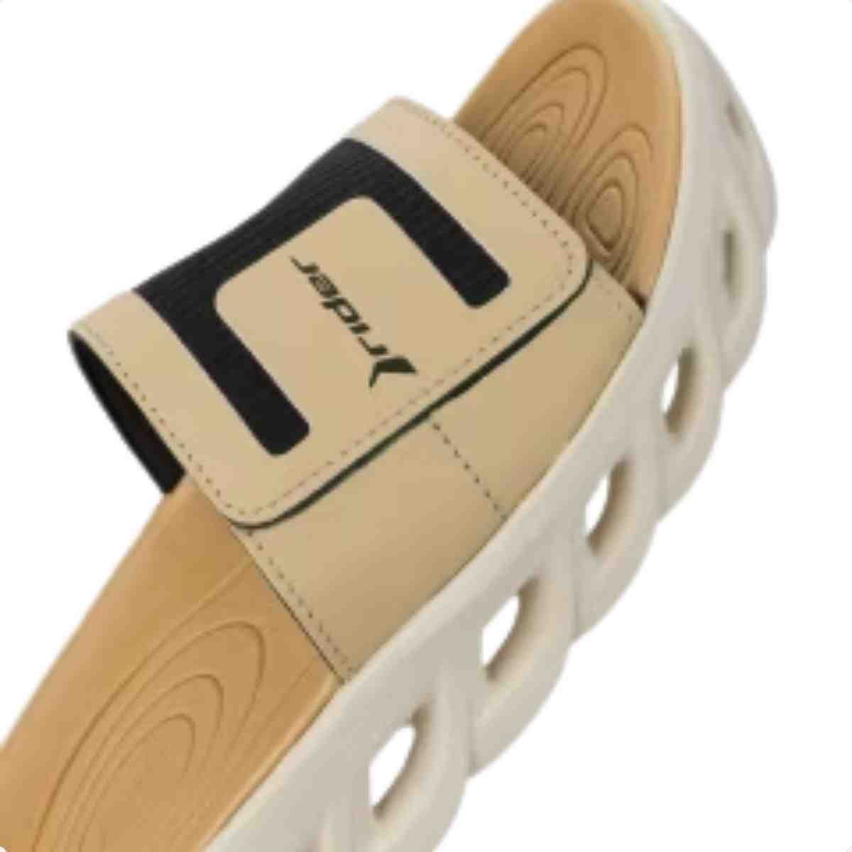 Chinelo Slide Masculino Rider R Power Bege Bege 6
