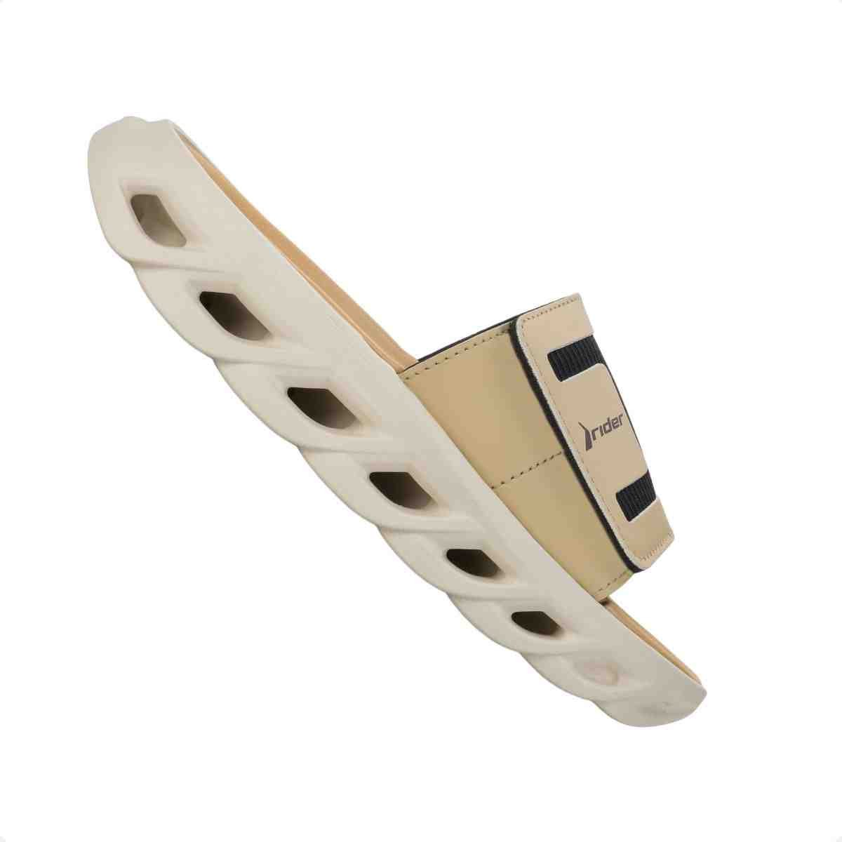 Chinelo Slide Masculino Rider R Power Bege Bege 7