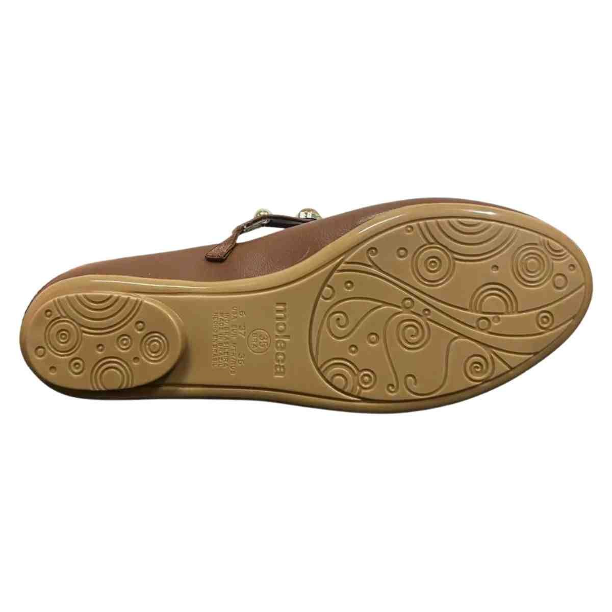 Sapatilha Ballet Flat Feminina Moleca Avelã Marrom 7