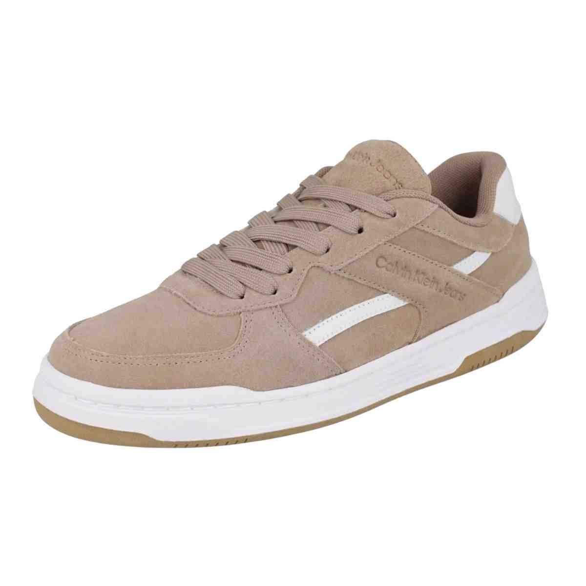 Sapatenis Masculino Calvin Klein Court Caqui Marrom 4