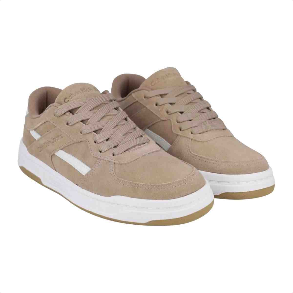 Sapatenis Masculino Calvin Klein Court Caqui Marrom 5