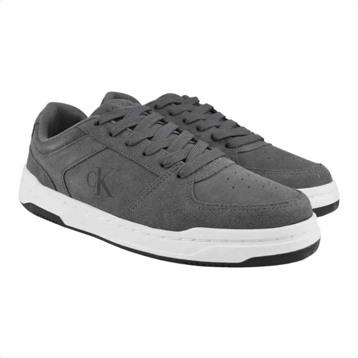 Sapatenis Masculino Calvin Klein Court Cinza Chumbo 2