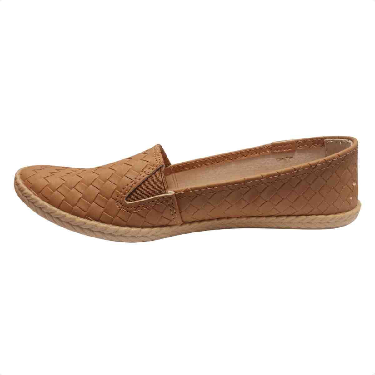 Sapatilha Feminina Alpargata Moleca Camel Marrom 3