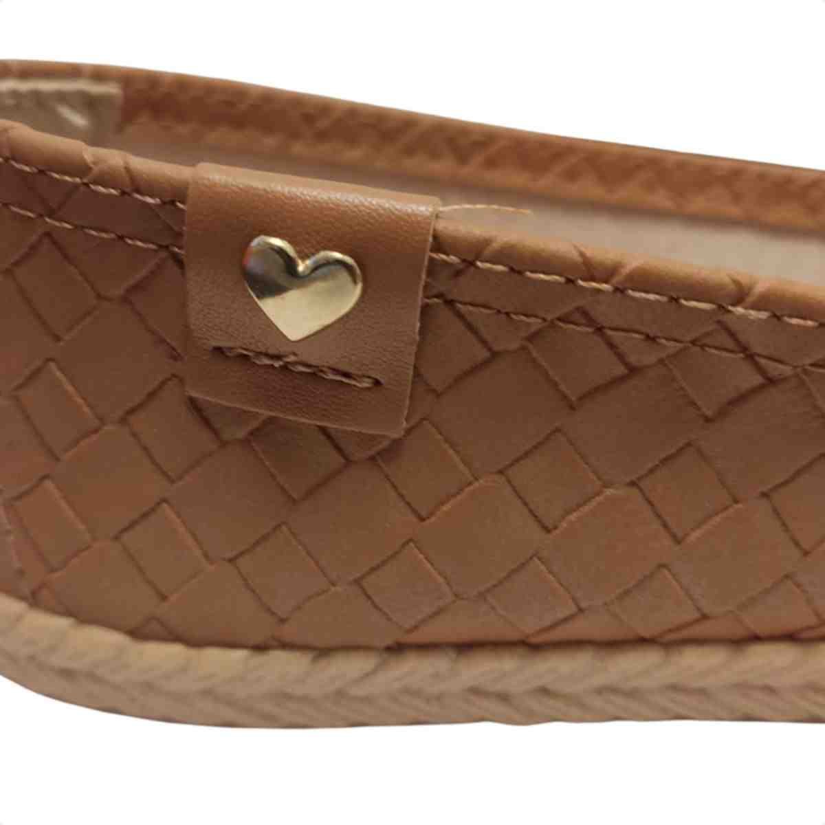 Sapatilha Feminina Alpargata Moleca Camel Marrom 4