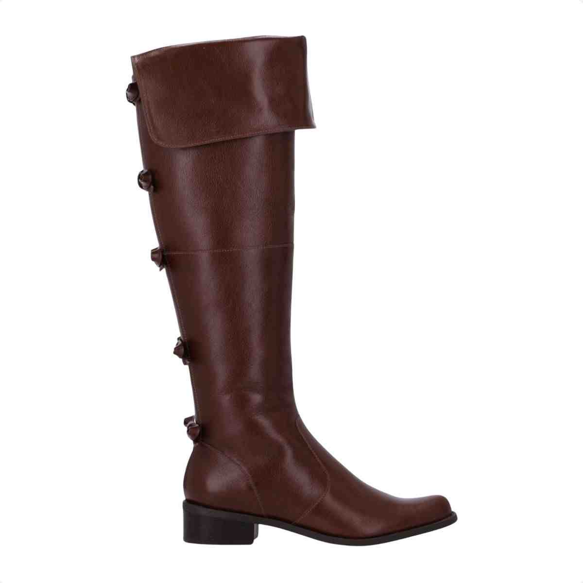 Bota Cano Alto Feminino Over The Knee Luz Da Lua Trufa