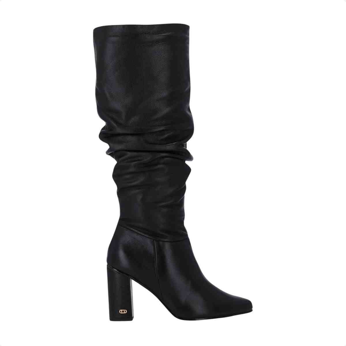 Bota Cano Alto Feminino Luz Da Lua Saara Preto