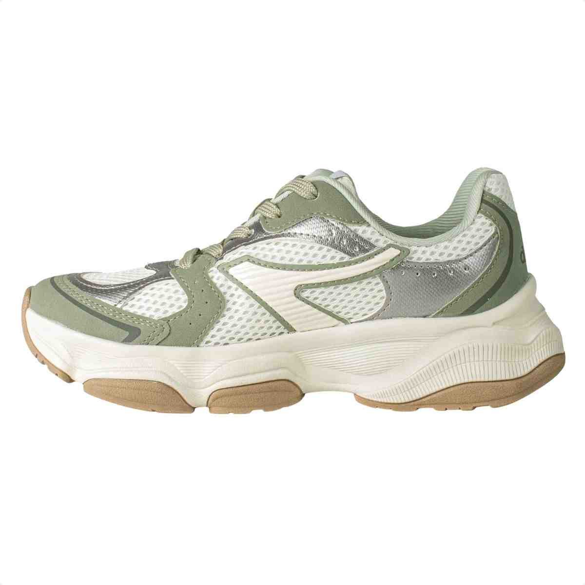 Tênis Dad Sneaker Feminino Dakota Verde Branco Branco/Verde 4