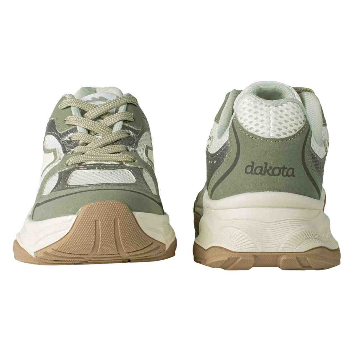 Tênis Dad Sneaker Feminino Dakota Verde Branco Branco/Verde 5