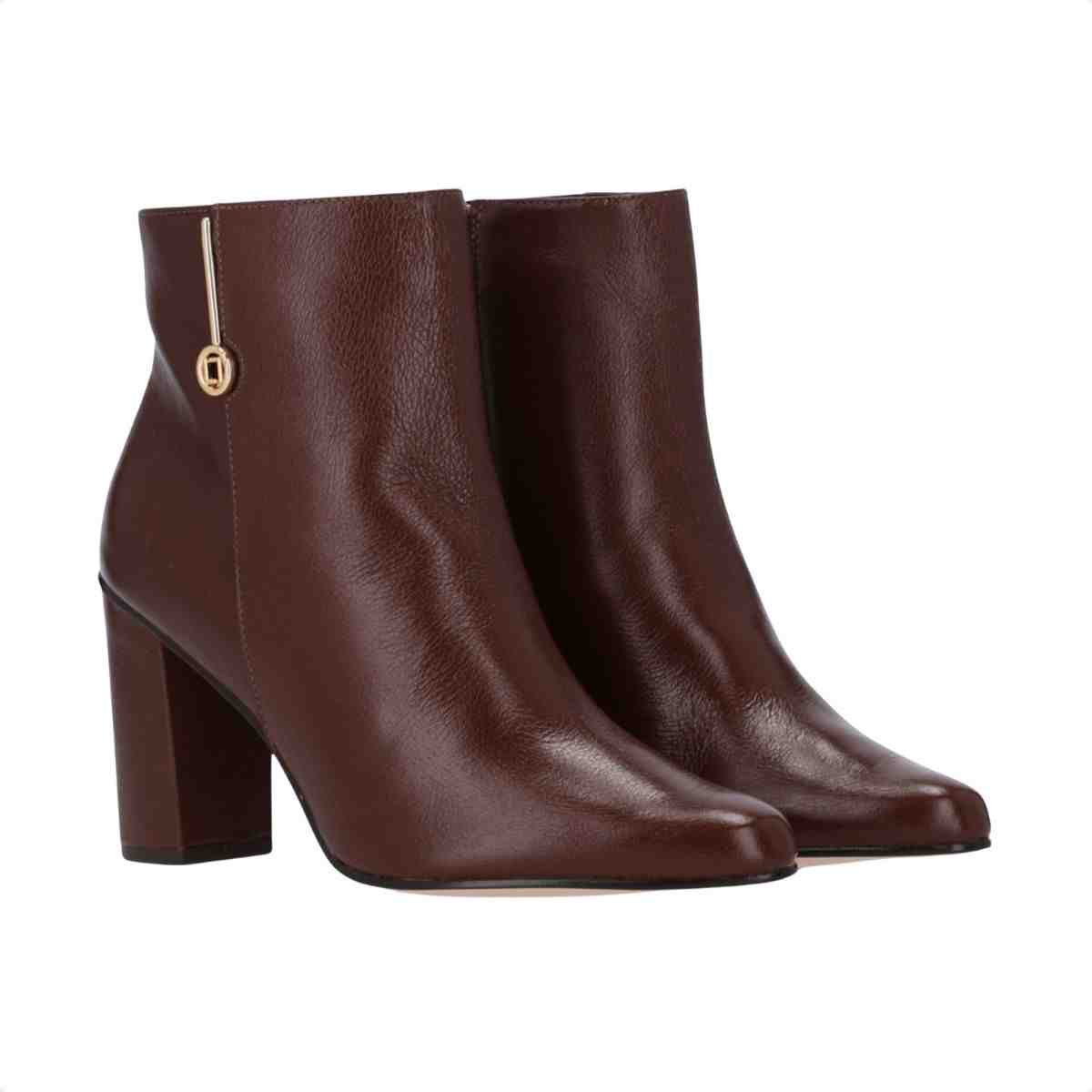 Bota Cano Médio Feminino Luz Da Lua Trufa Marrom 2