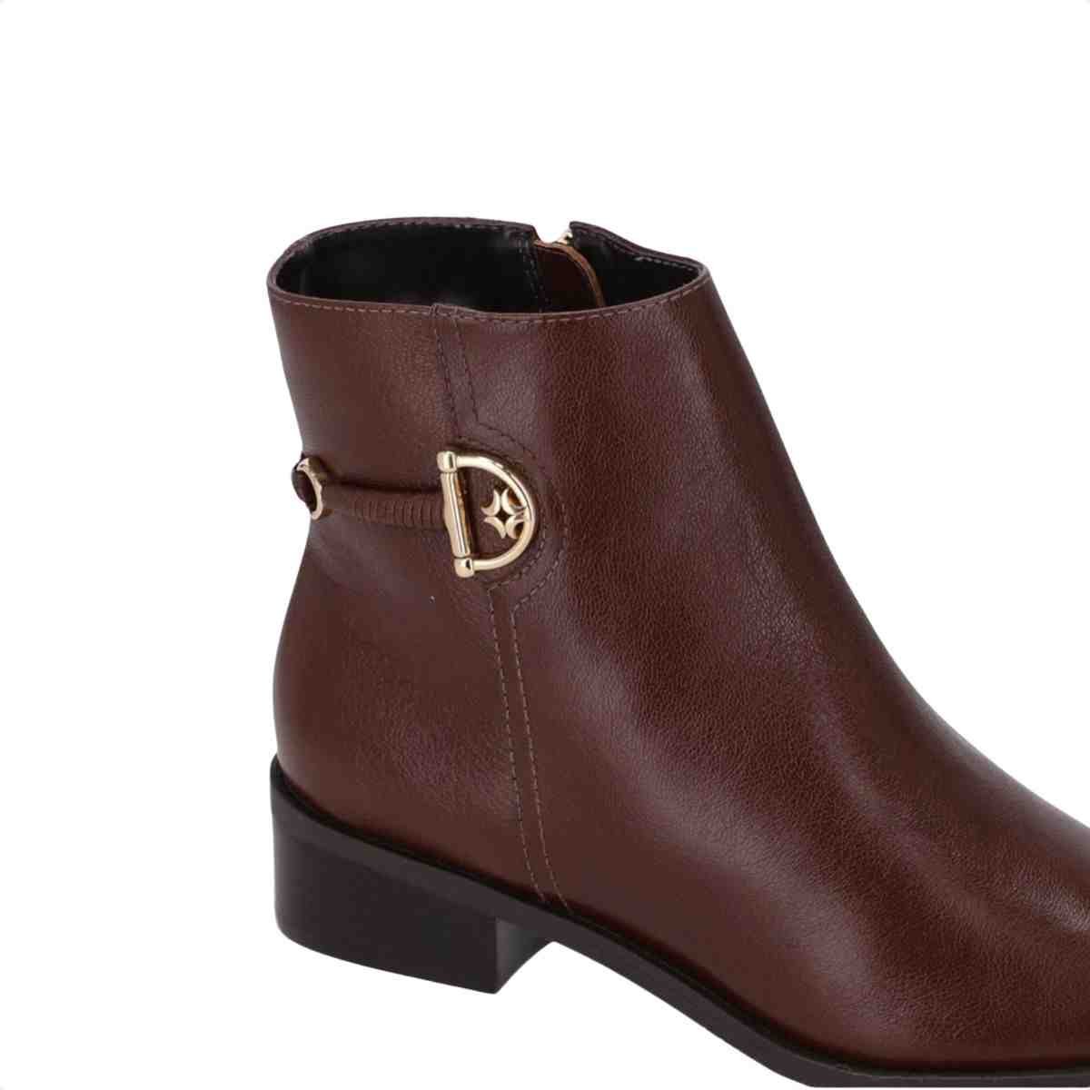 Bota Cano Baixo Feminino Luz Da Lua Atacama Trufa Marrom 5