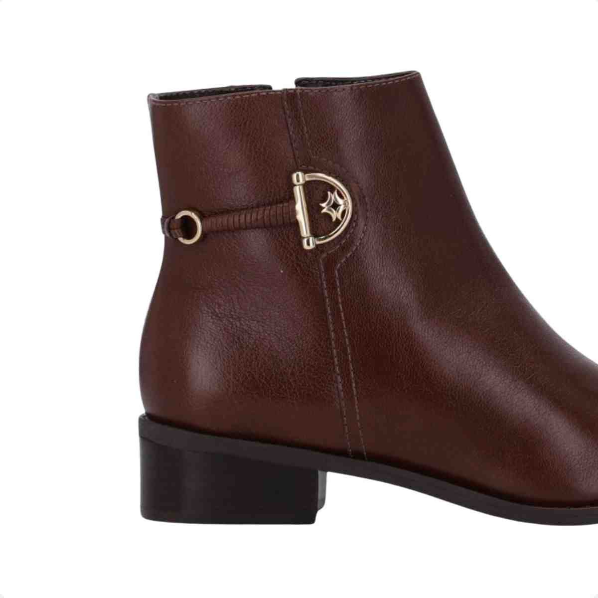 Bota Cano Baixo Feminino Luz Da Lua Atacama Trufa Marrom 6