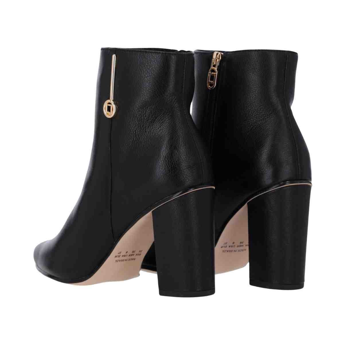 Bota Cano Médio Feminino Luz Da Lua Preto Preto 4