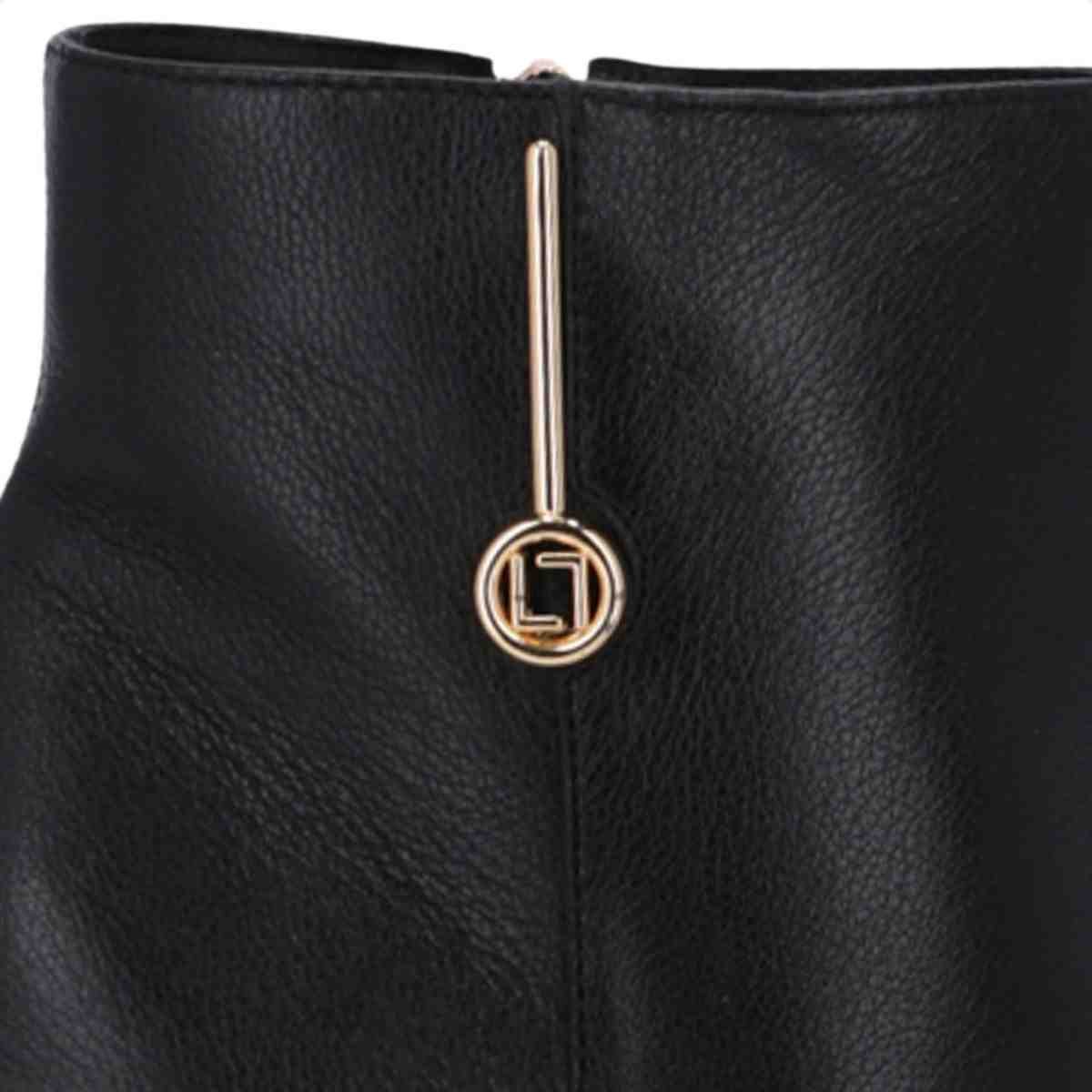 Bota Cano Médio Feminino Luz Da Lua Preto Preto 7