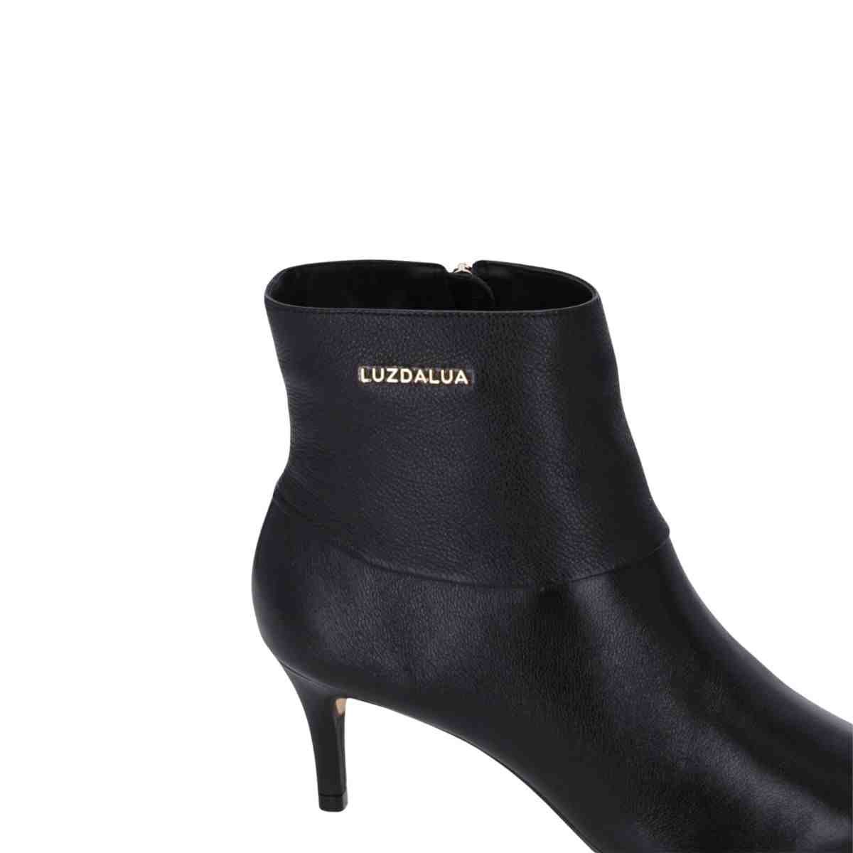 Bota Cano Médio Feminino Luz Da Lua Preto Preto 4