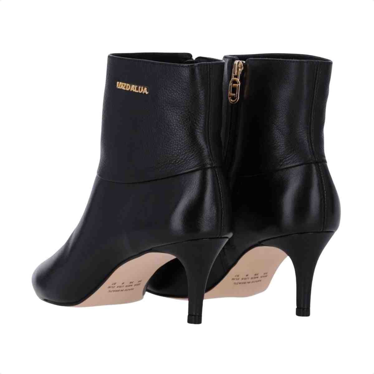 Bota Cano Médio Feminino Luz Da Lua Preto Preto 5