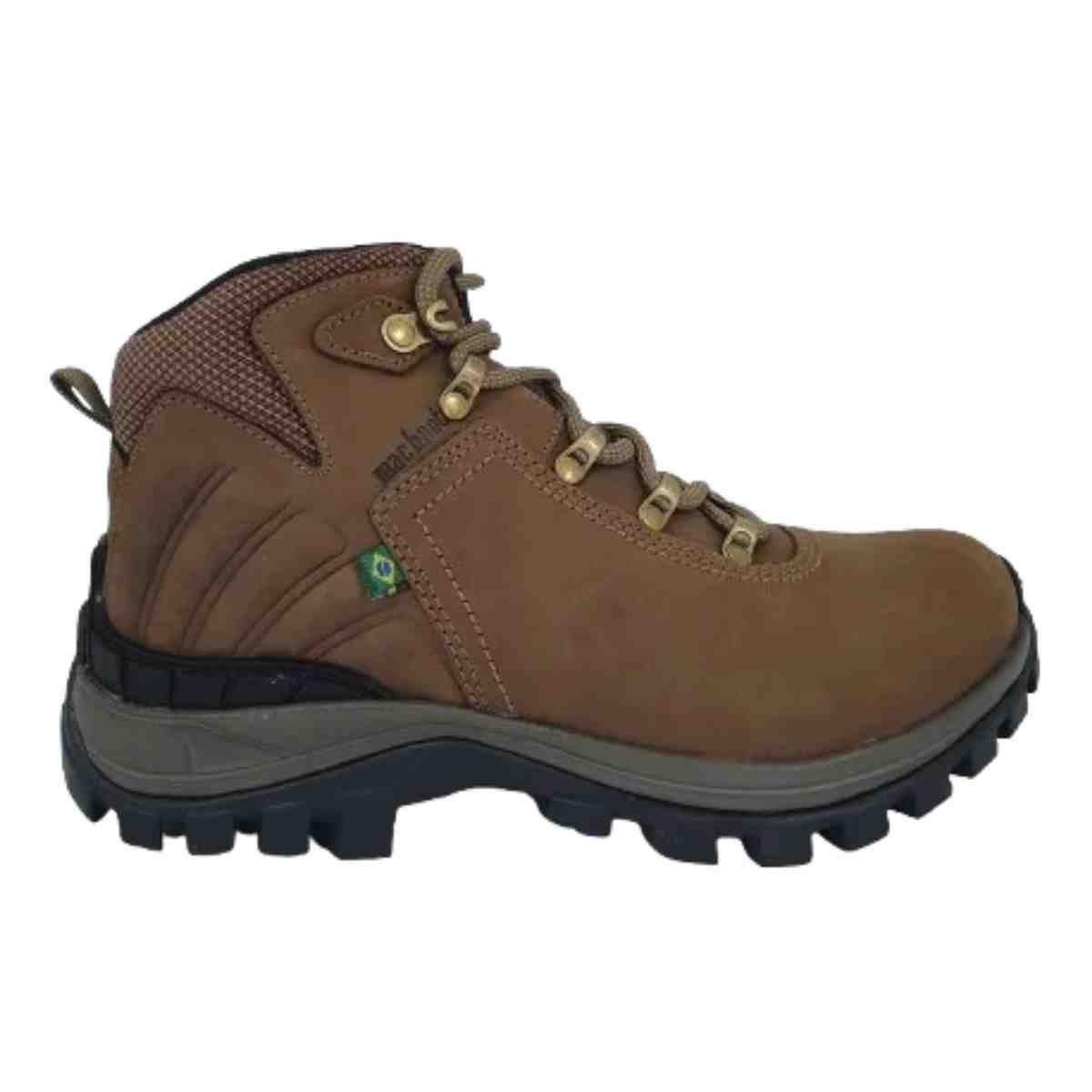Coturno Adventure Feminino Cano Alto Mac Boot Acari 08 Marrom