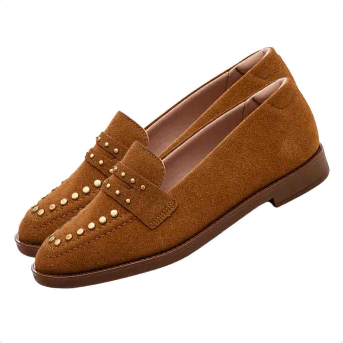 Sapato Feminino Mocassim Beira Rio Caramelo Marrom 2
