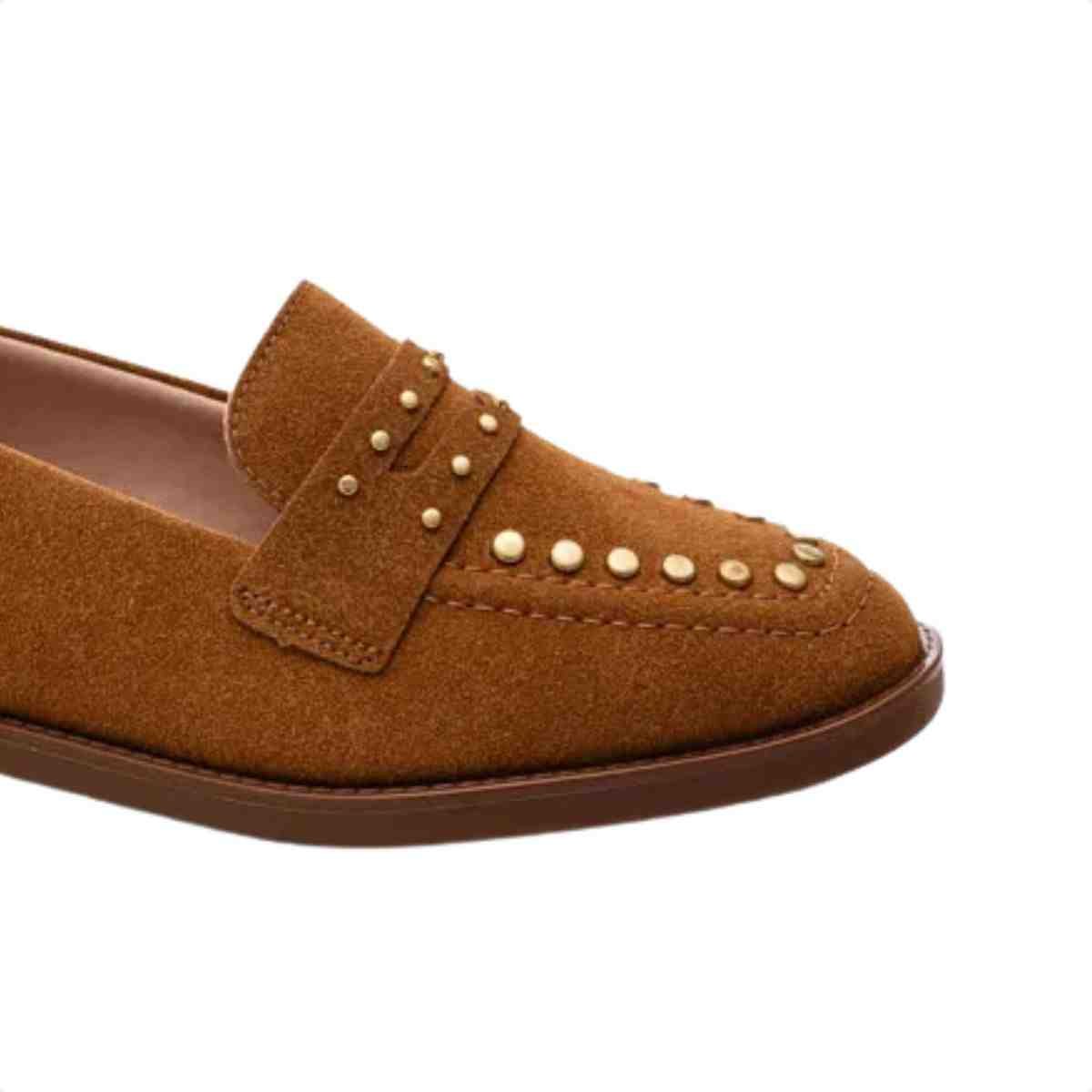 Sapato Feminino Mocassim Beira Rio Caramelo Marrom 4