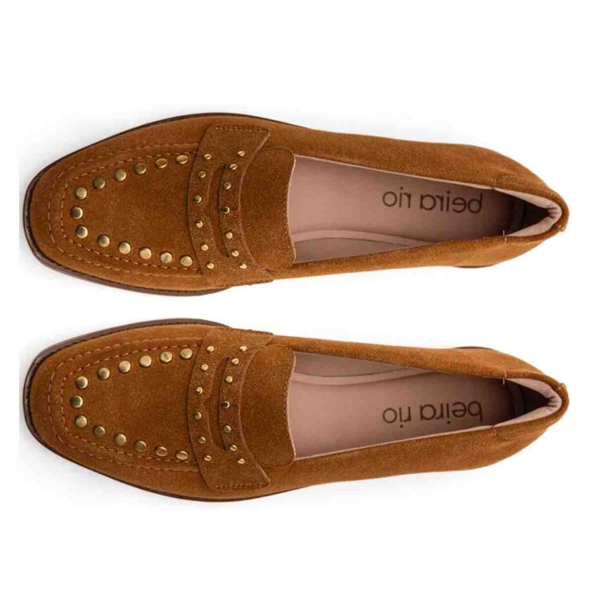 Sapato Feminino Mocassim Beira Rio Caramelo Marrom 5