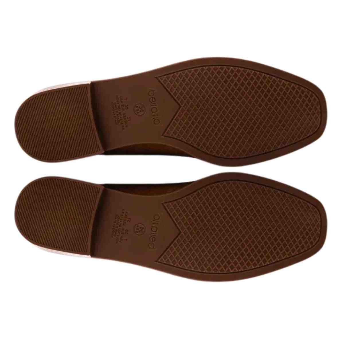 Sapato Feminino Mocassim Beira Rio Caramelo Marrom 7