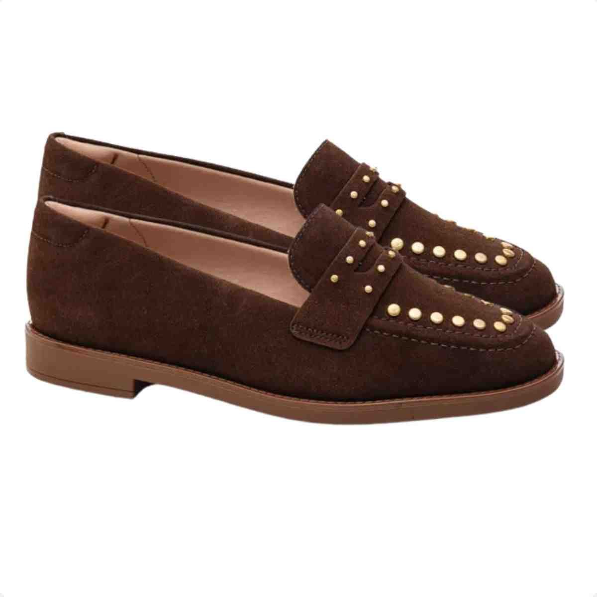 Sapato Feminino Mocassim Beira Rio Marrom Marrom 2