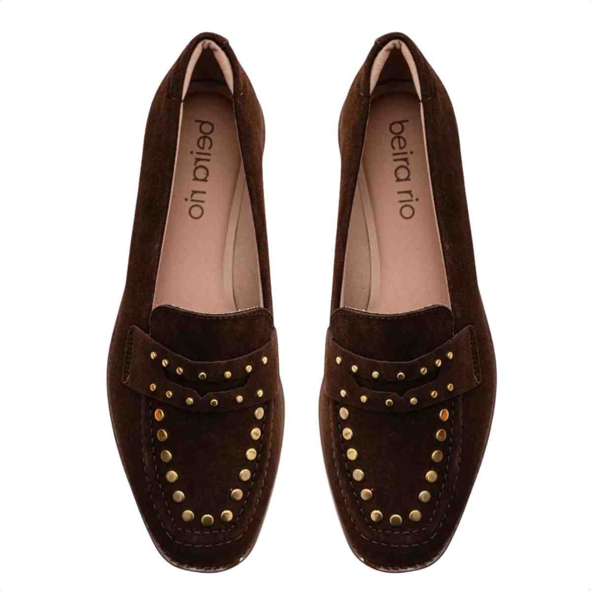 Sapato Feminino Mocassim Beira Rio Marrom Marrom 3