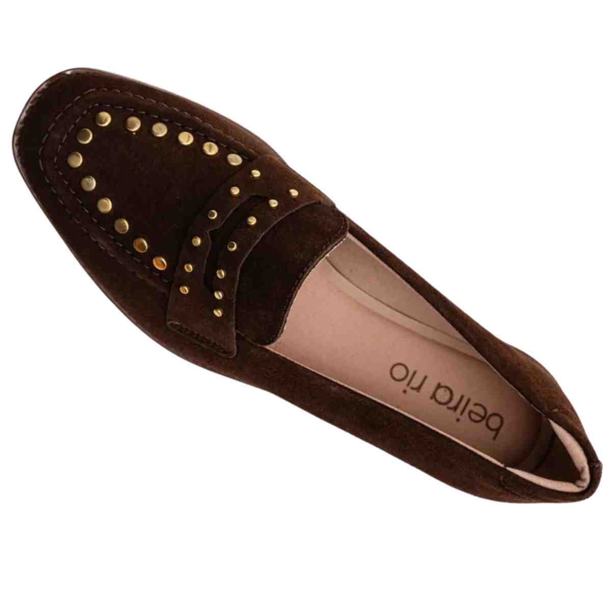 Sapato Feminino Mocassim Beira Rio Marrom Marrom 6