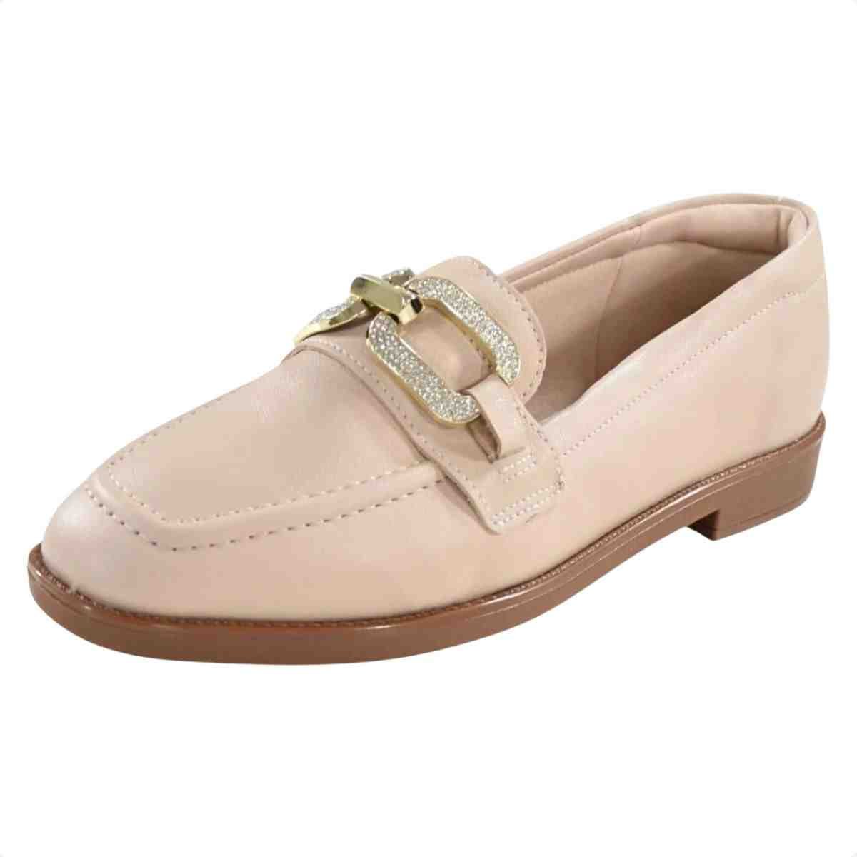 Sapato Feminino Mocassim Beira Rio Bege Bege 3