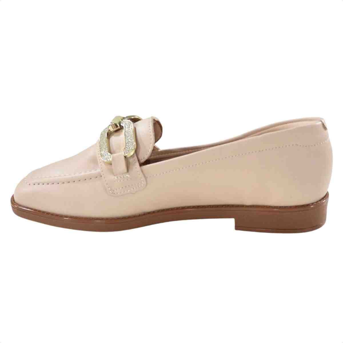 Sapato Feminino Mocassim Beira Rio Bege Bege 4