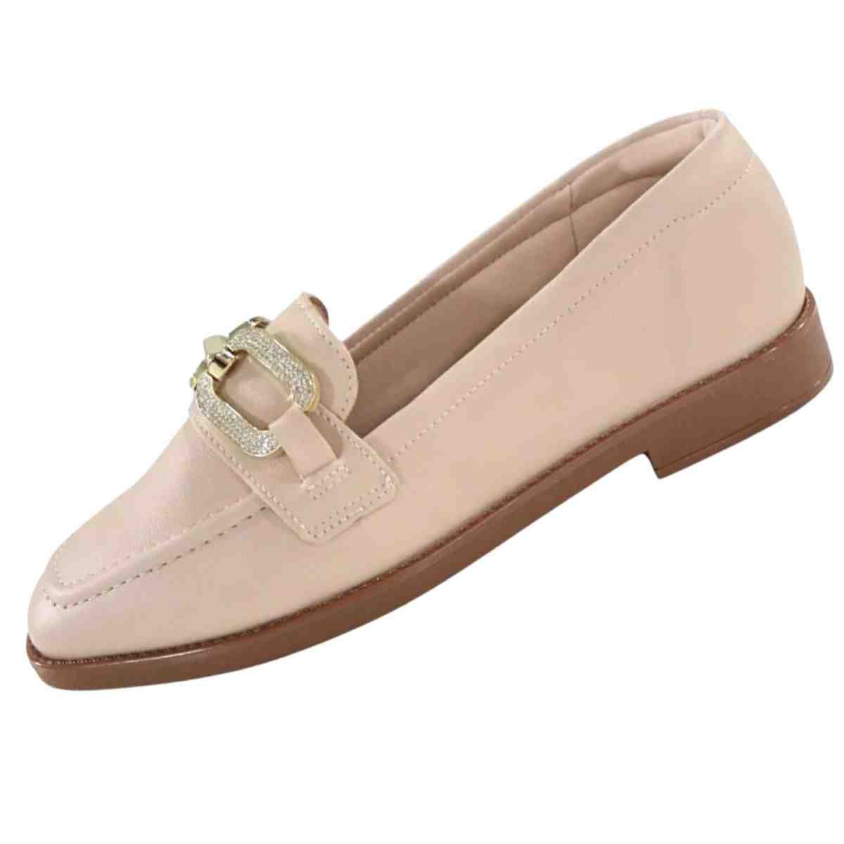 Sapato Feminino Mocassim Beira Rio Bege Bege 6