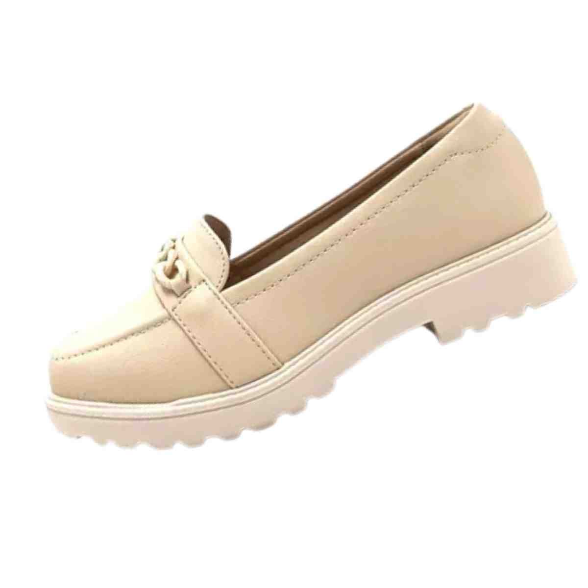 Sapato Feminino Mocassim  Modare Creme Bege 6