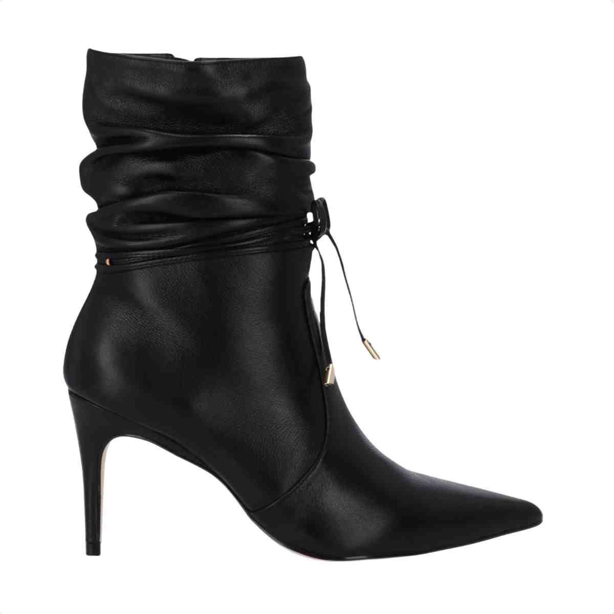 Bota Cano Médio Feminino Luz Da Lua Preto